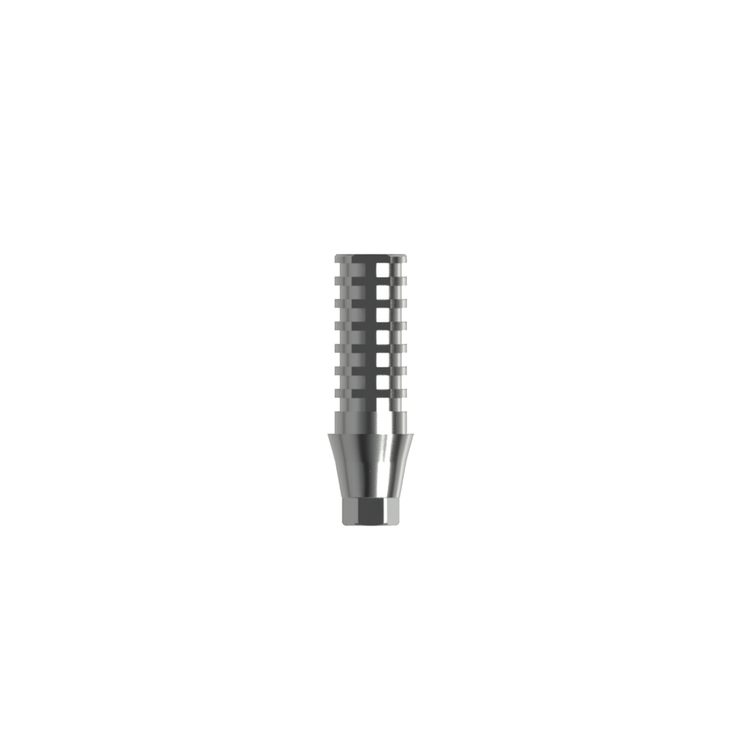Temporary abutment Regular (H 1,5 mm) for single.