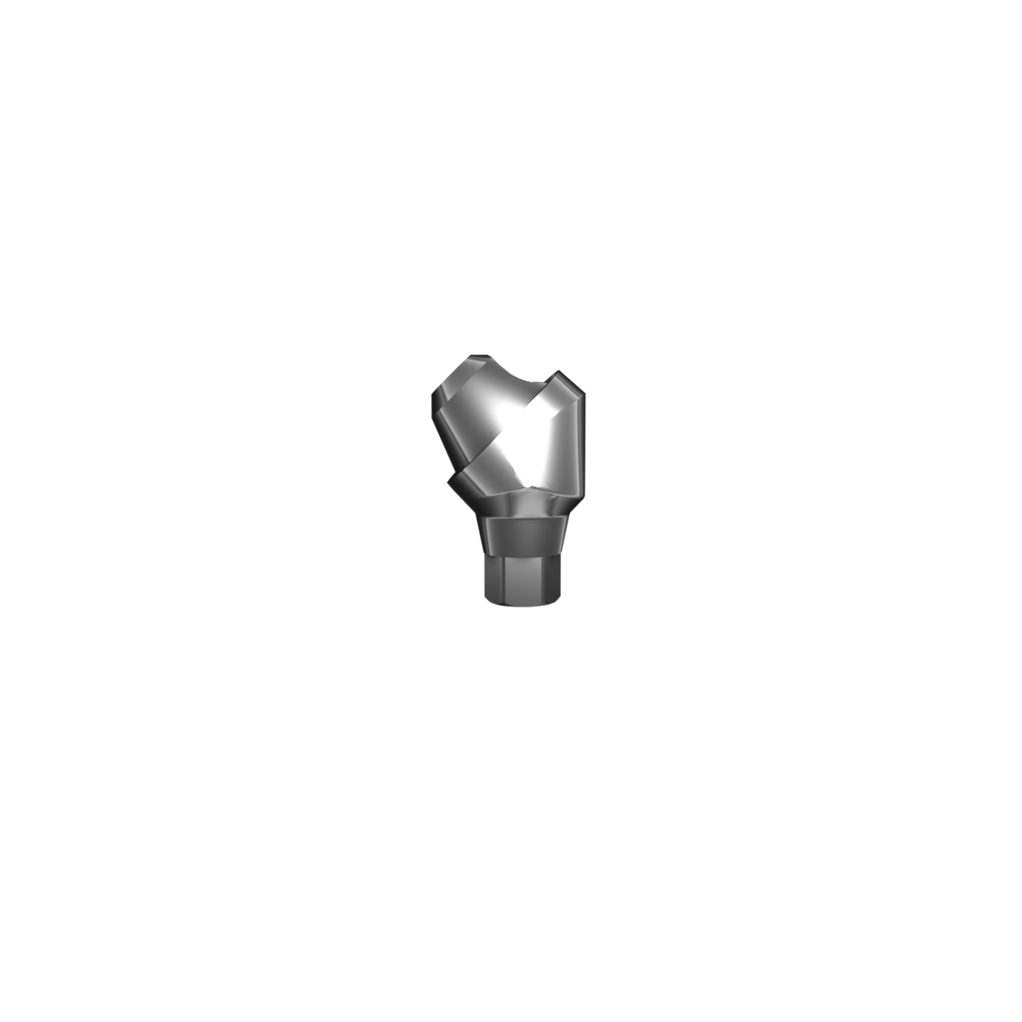 Multi-unit angled abutment Mini, 45° (H 4,5 mm).