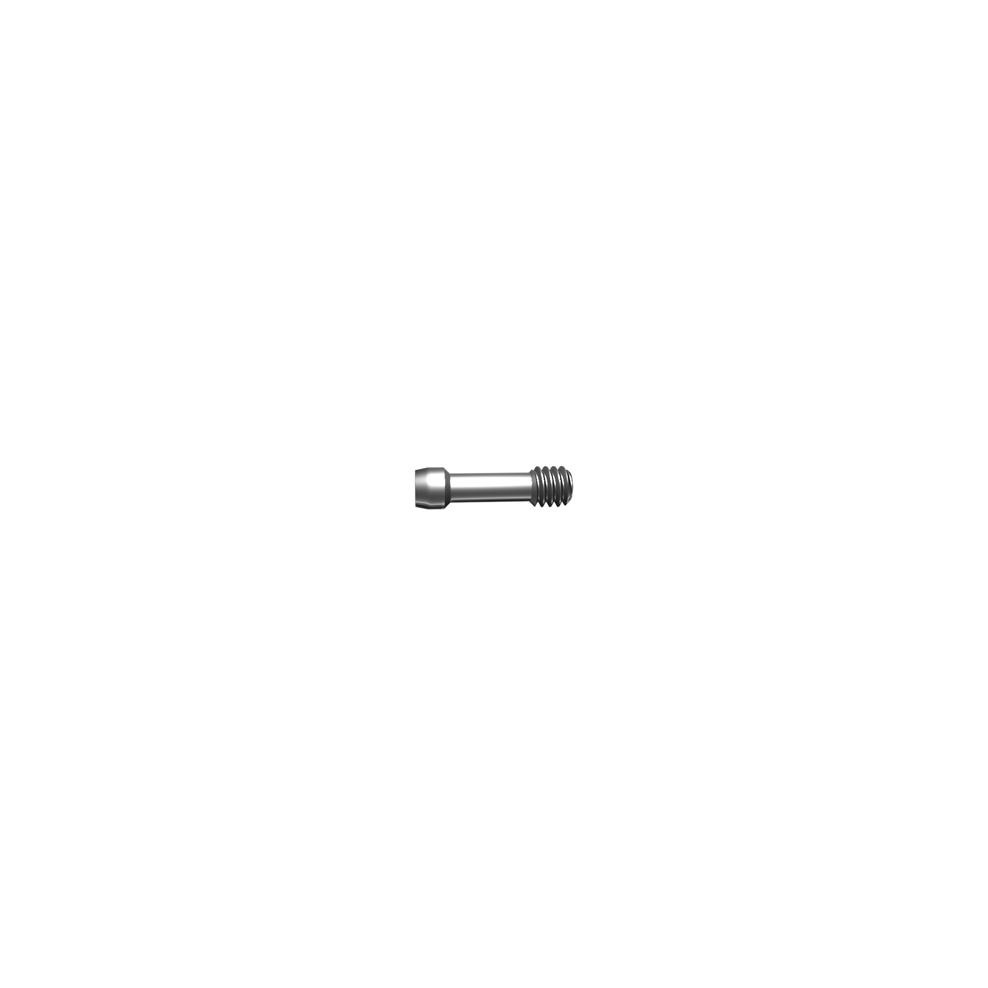 Screw for multi-unit angled with internal thread
