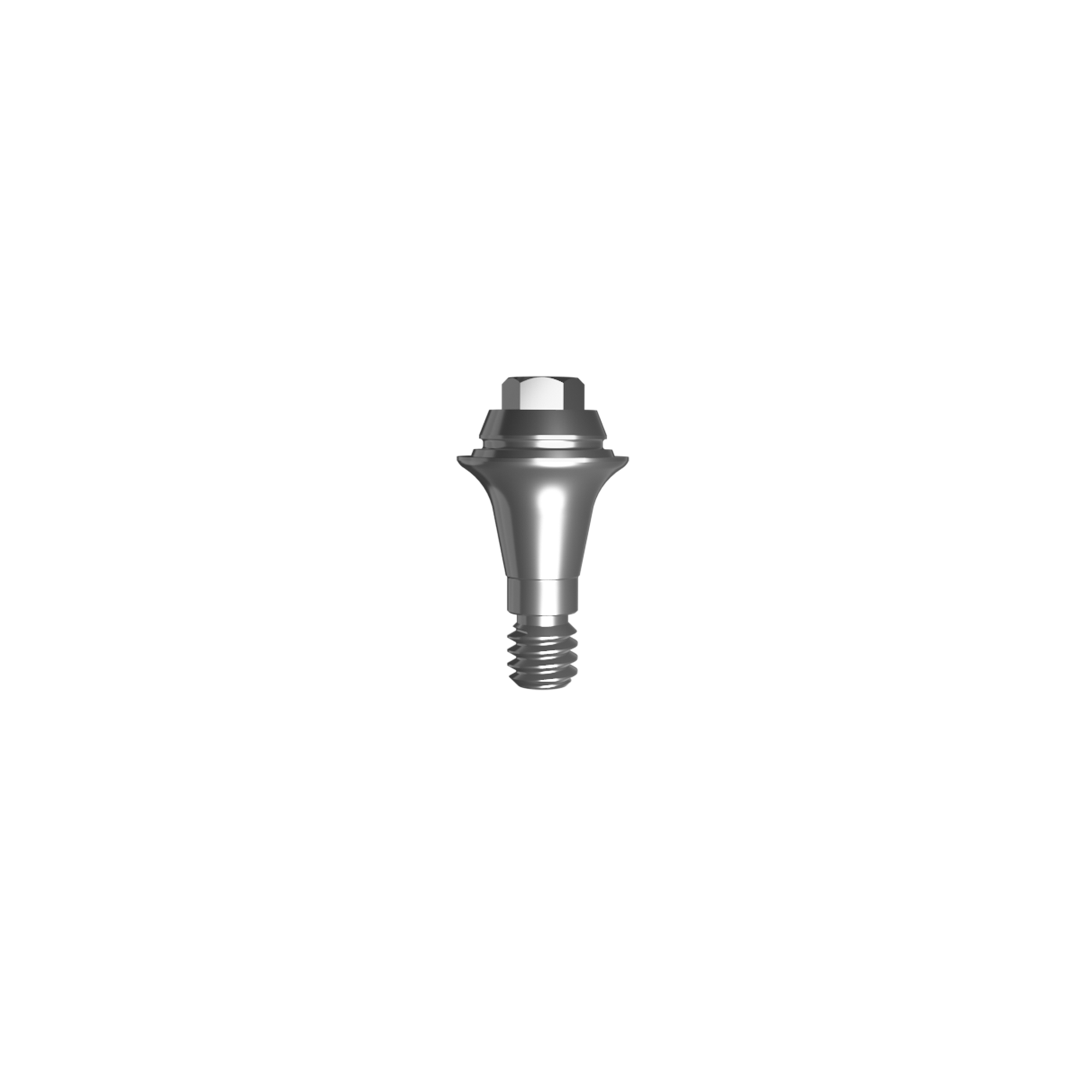 Multi-unit straight abutment Mini (H 1,5 mm).