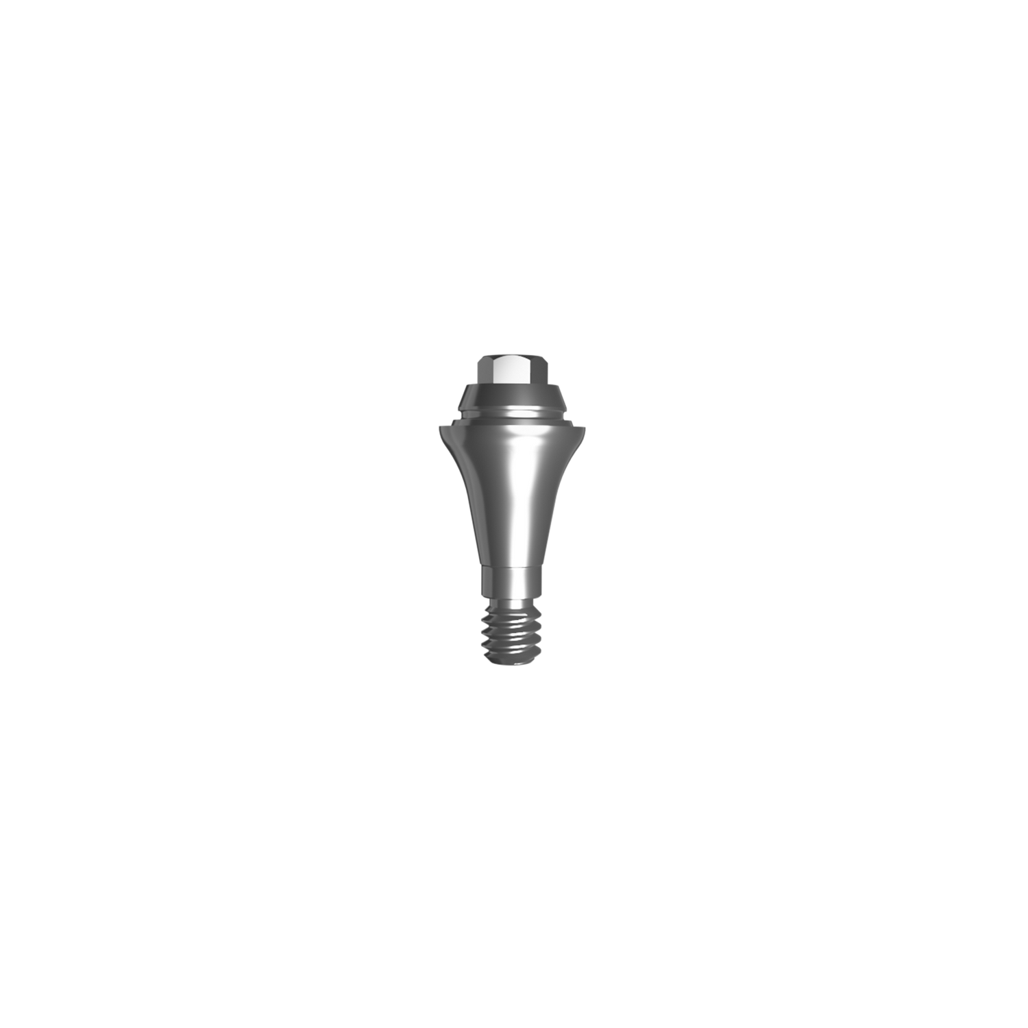 Multi-unit straight abutment Mini (H 2,5 mm).
