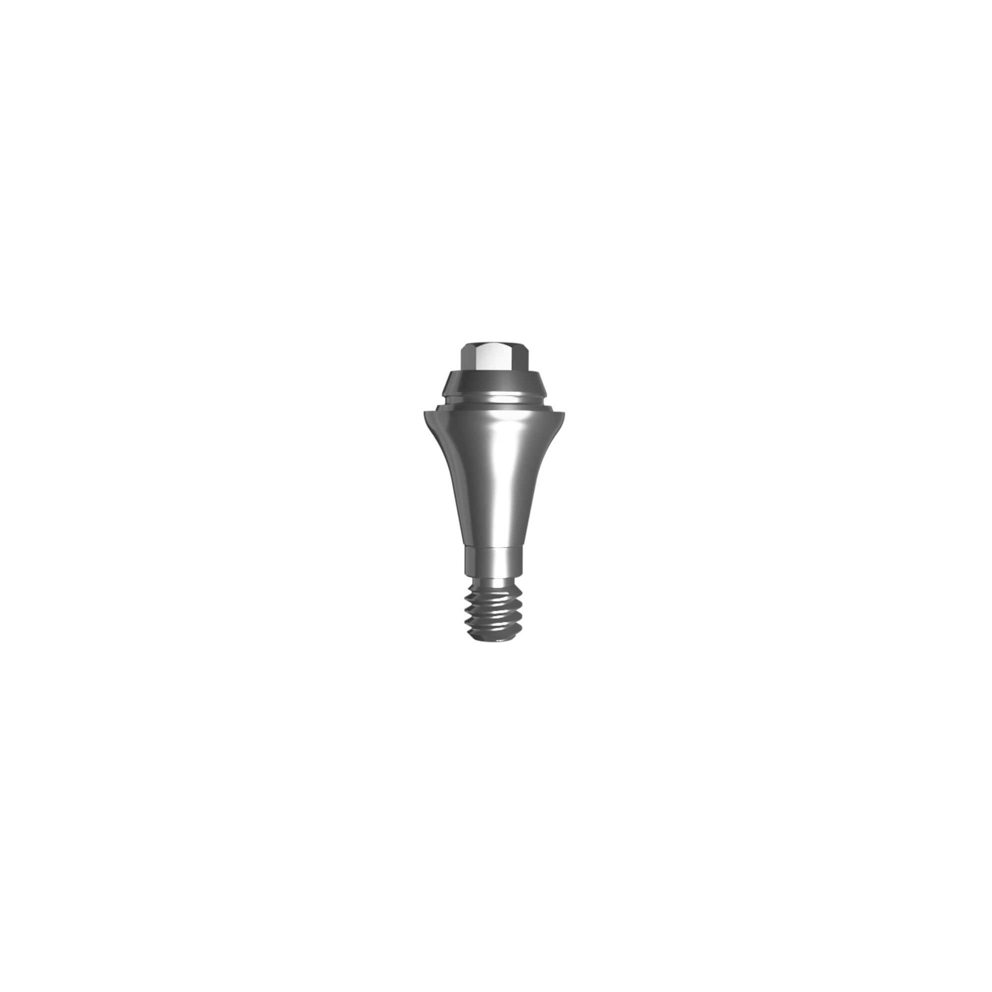Multi-unit straight abutment Mini (H 2,5 mm).