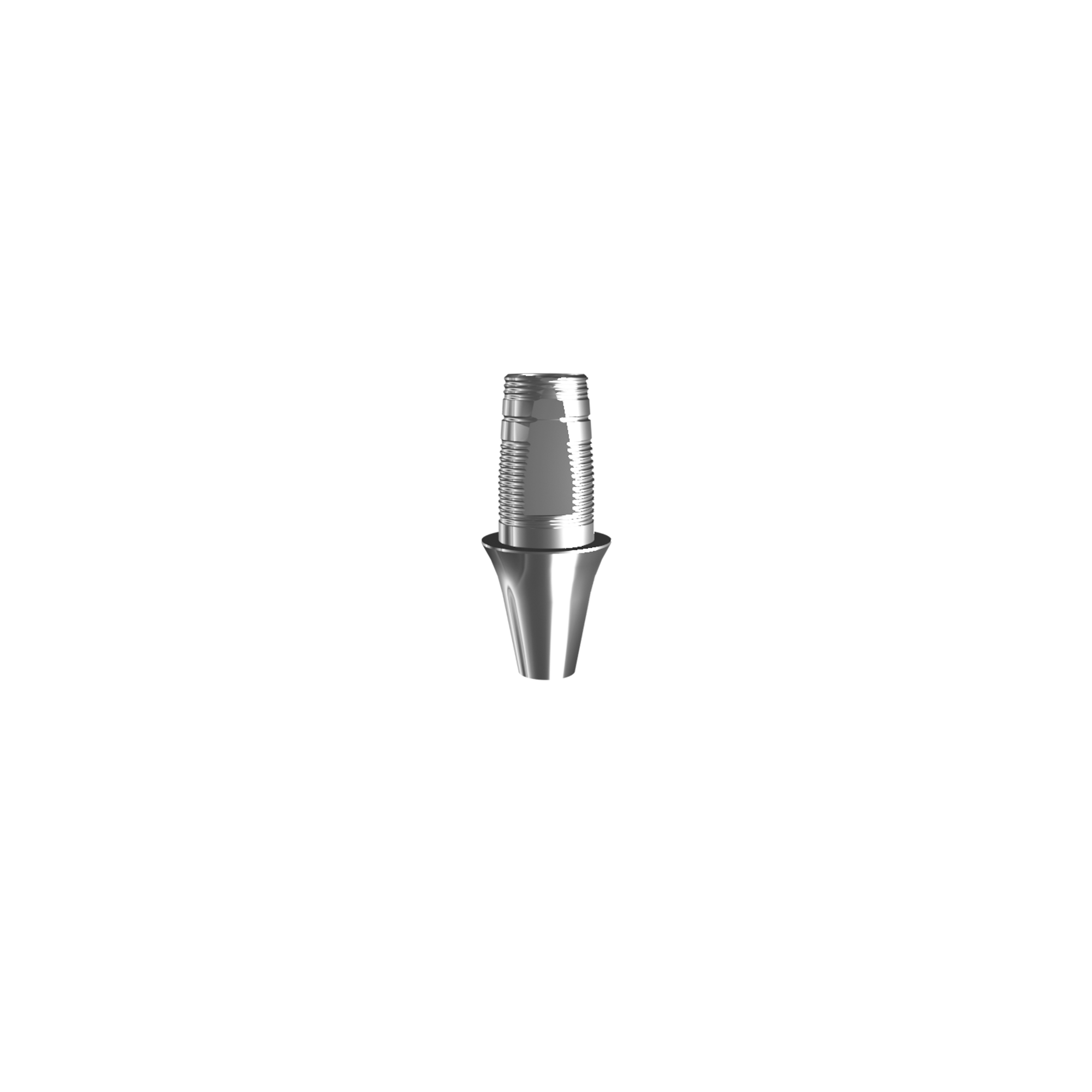 Titanium base, GeoMedi compatible, Mini (H 2,0 mm) for bridge.
