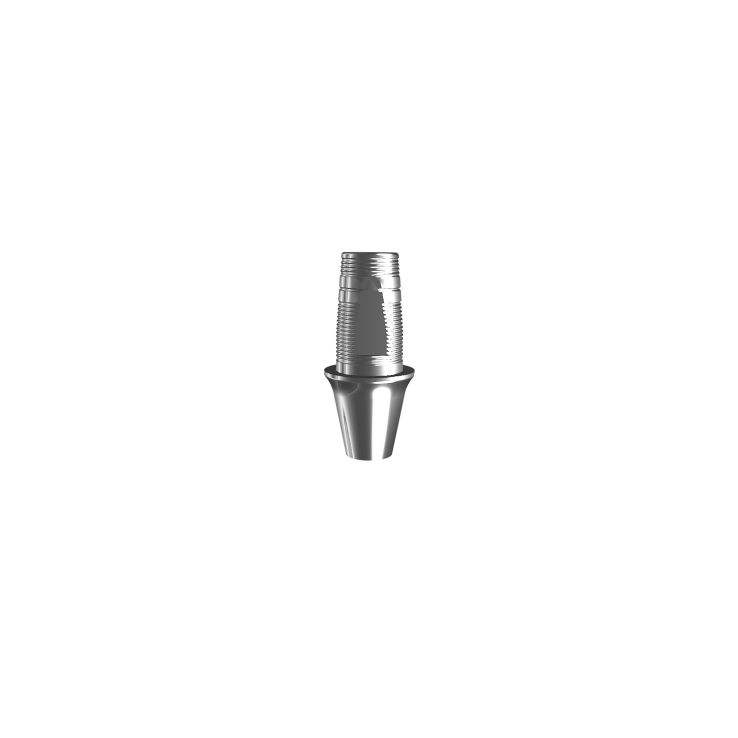 Titanium base, GeoMedi compatible, Regular (H 2,0 mm) for bridge.