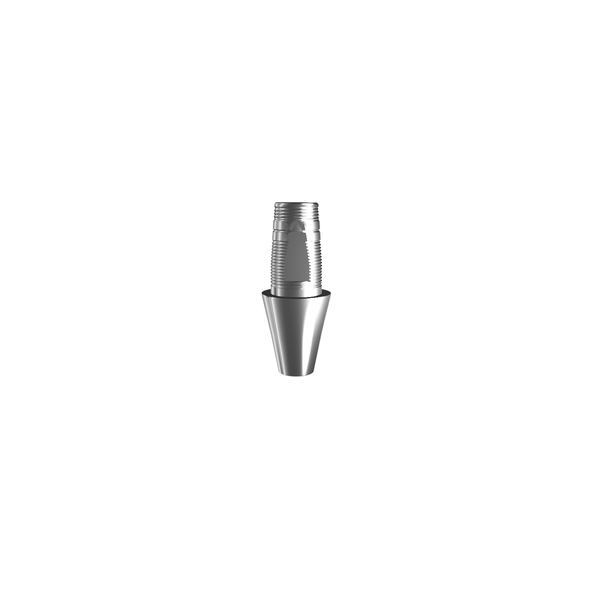Titanium base, GeoMedi compatible, Regular (H 3,0 mm) for bridge.