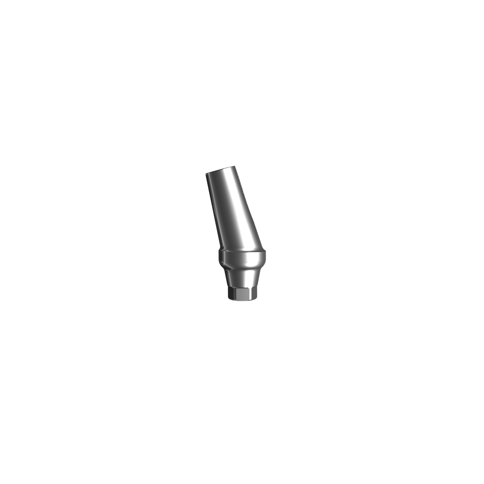 Titanium angled abutment Regular 15°, ⌀4,5 (H 2.0 mm), type B.