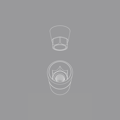 Pre-milled abutment. Compatible with ARUM holder , ⌀ 10 mm, Mini.