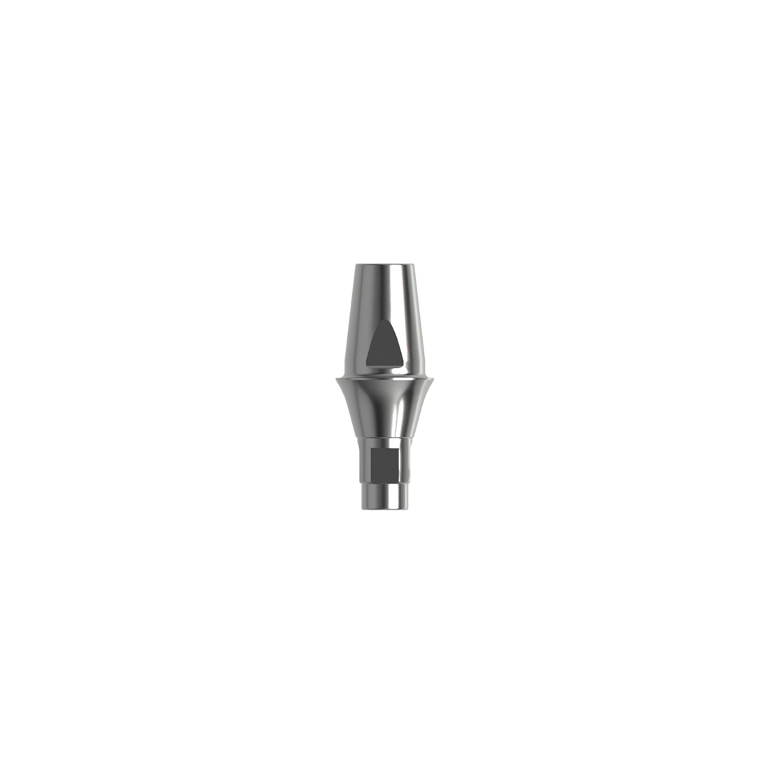Titanium straight abutment RC (H 2,5 mm).