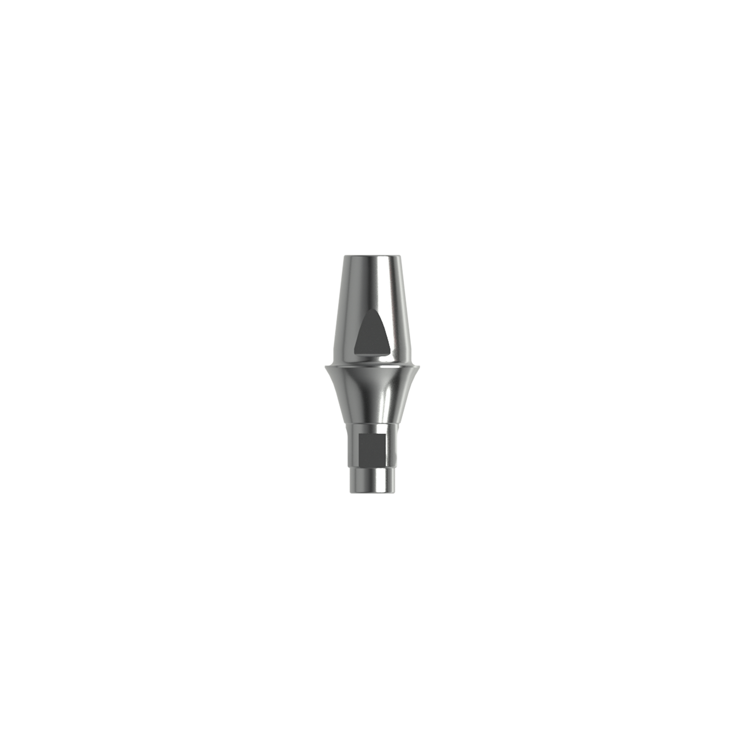 Titanium straight abutment RC (H 2,5 mm).