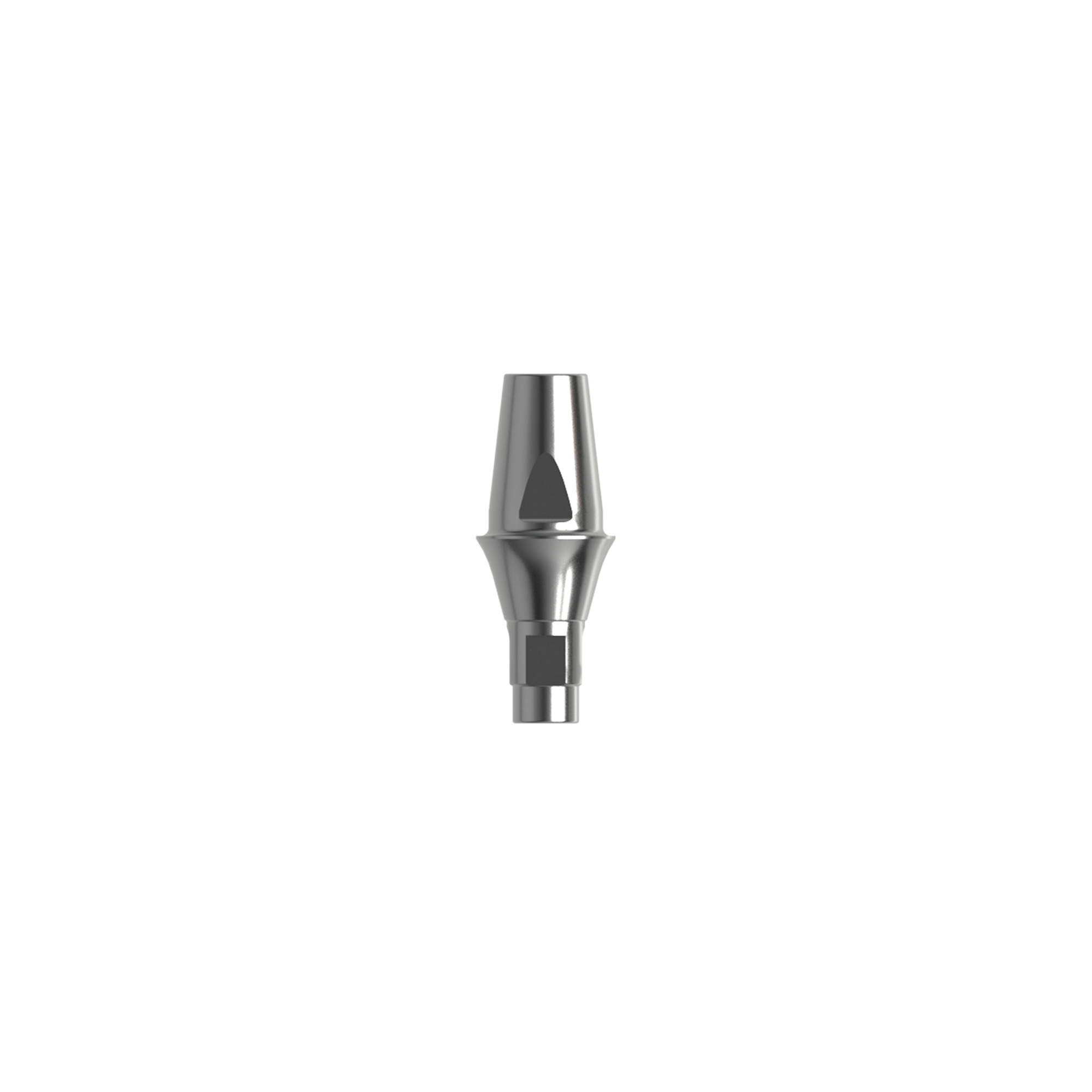 Titanium straight abutment RC (H 2,5 mm).