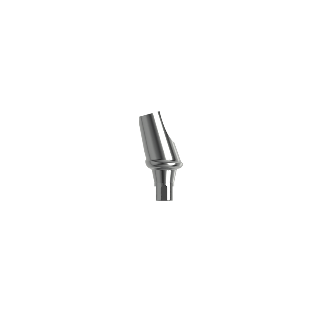 Titanium angled abutment 15°, NC (H 1.0 mm).