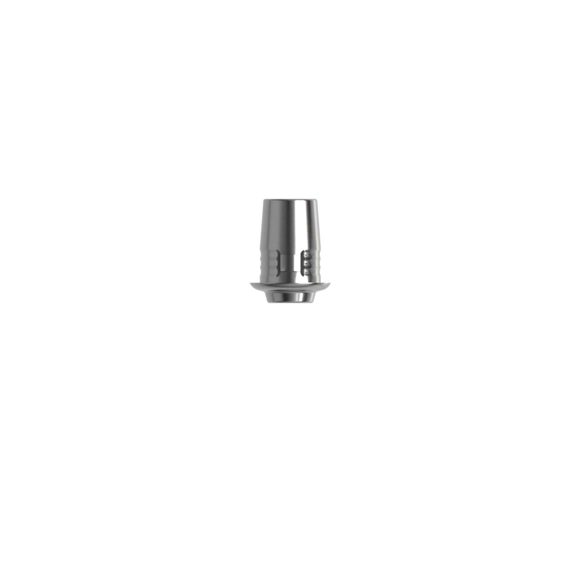Titanium base, Cerec compatible NC (H 1.0 mm) for bridge.