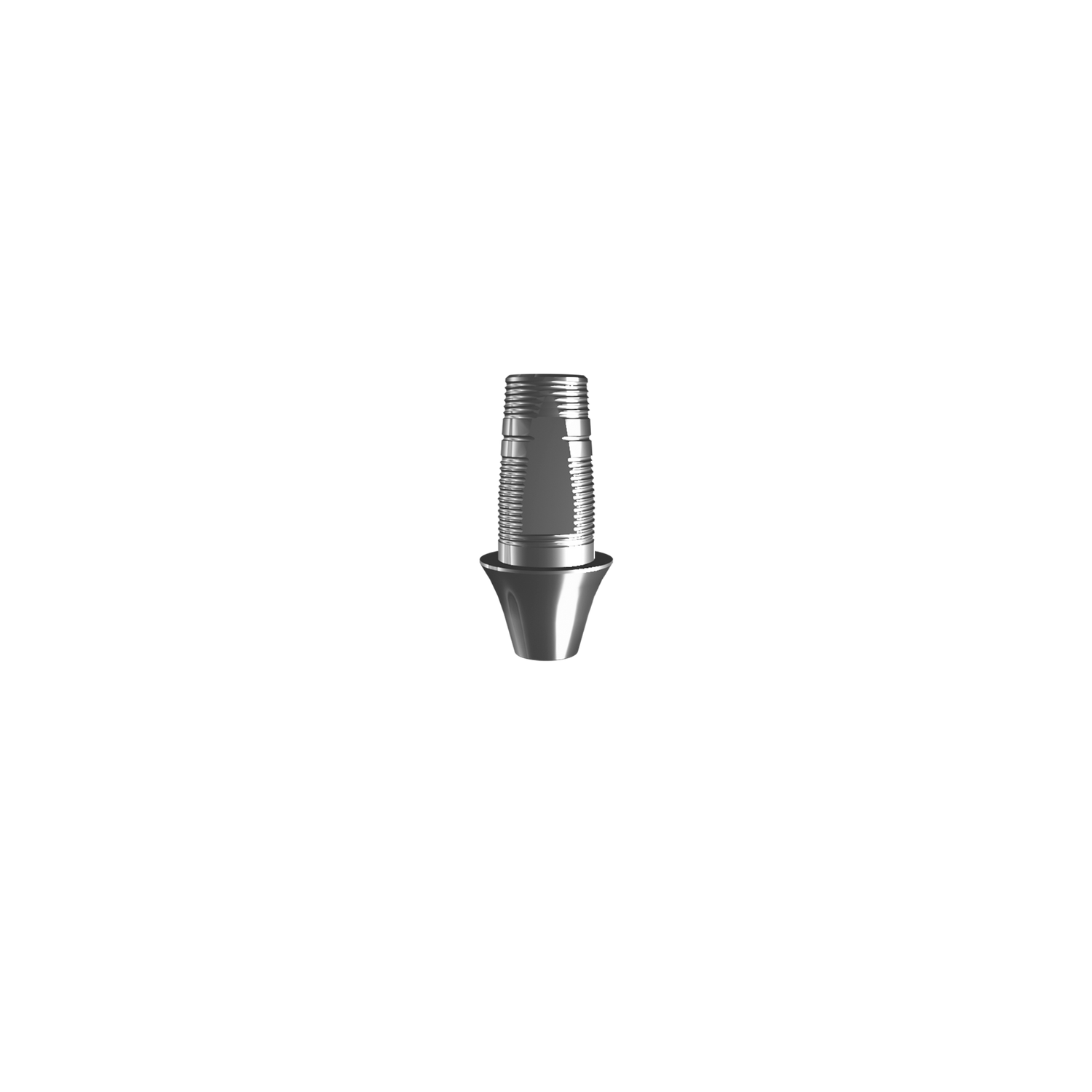 Titanium base, GeoMedi compatible NC (H 2,0 mm) for bridge.