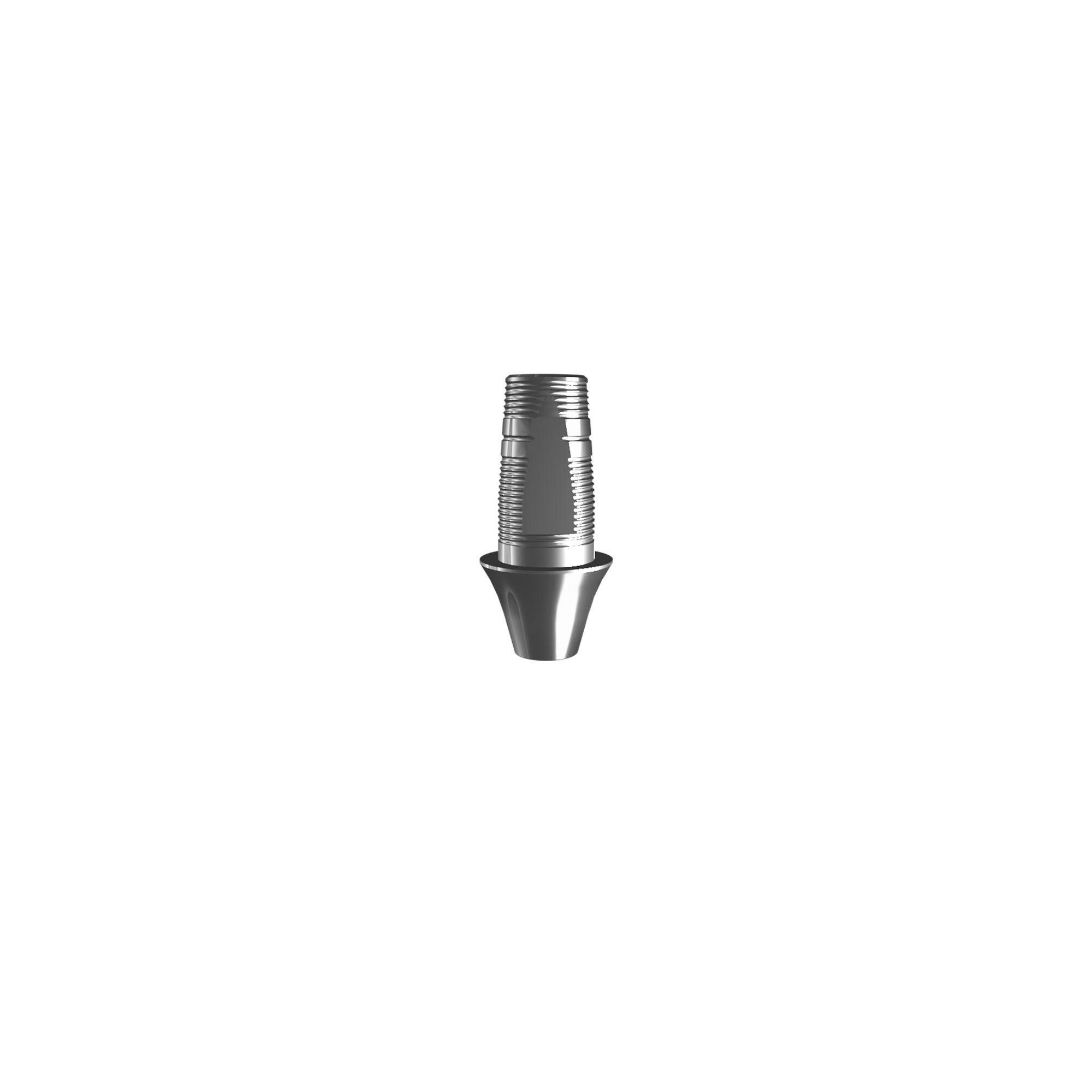 Titanium base, GeoMedi compatible NC (H 2,0 mm) for bridge.