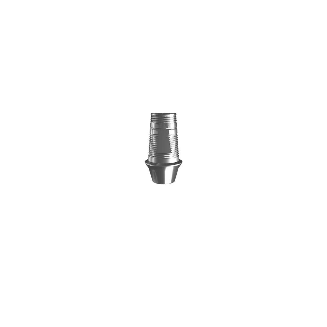 Titanium base, GeoMedi compatible RC (H 1,3 mm) for bridge.