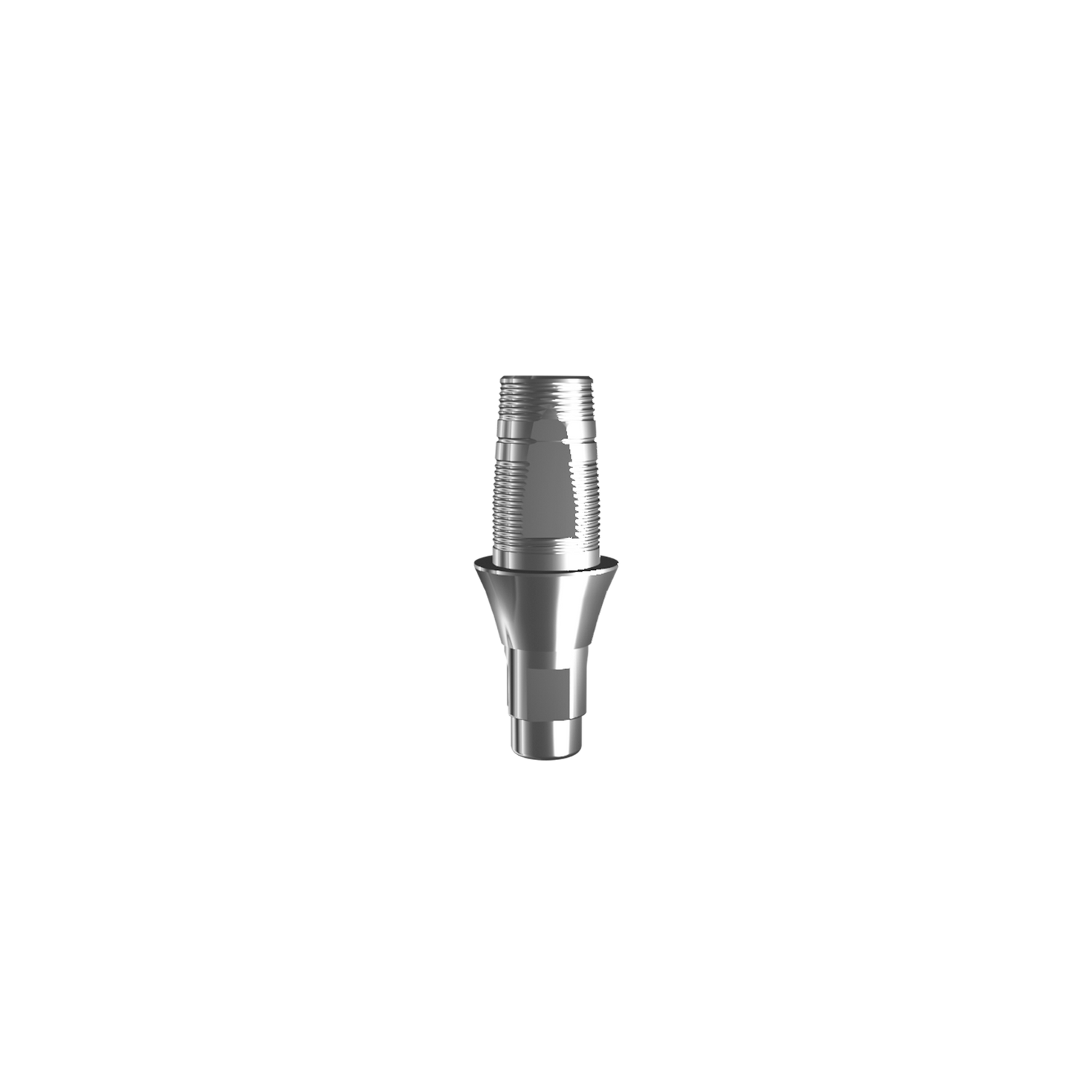 Titanium base, GeoMedi compatible RC (H 2,0 mm) for single.