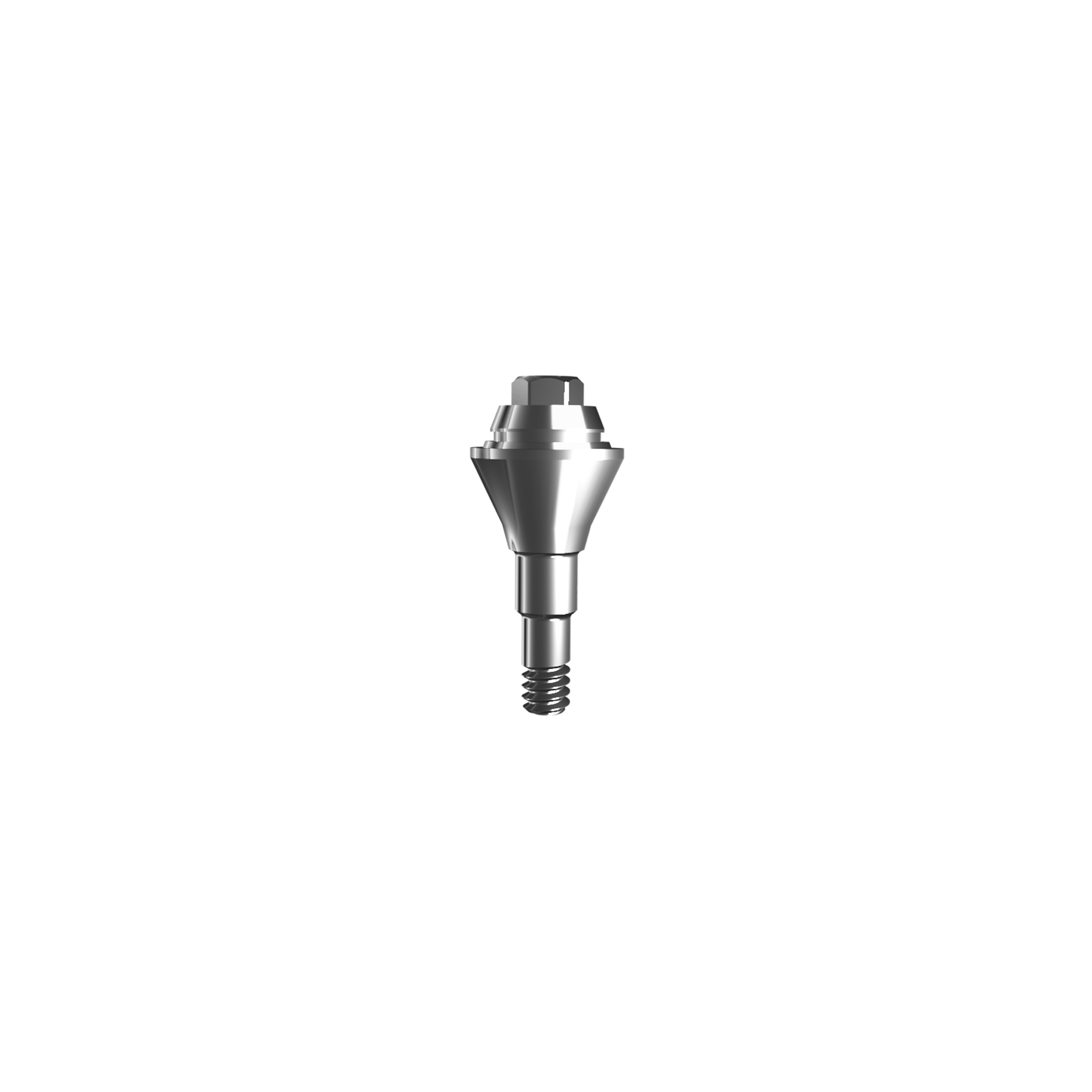 Multi-unit straight abutment NC (H 2,5 mm).