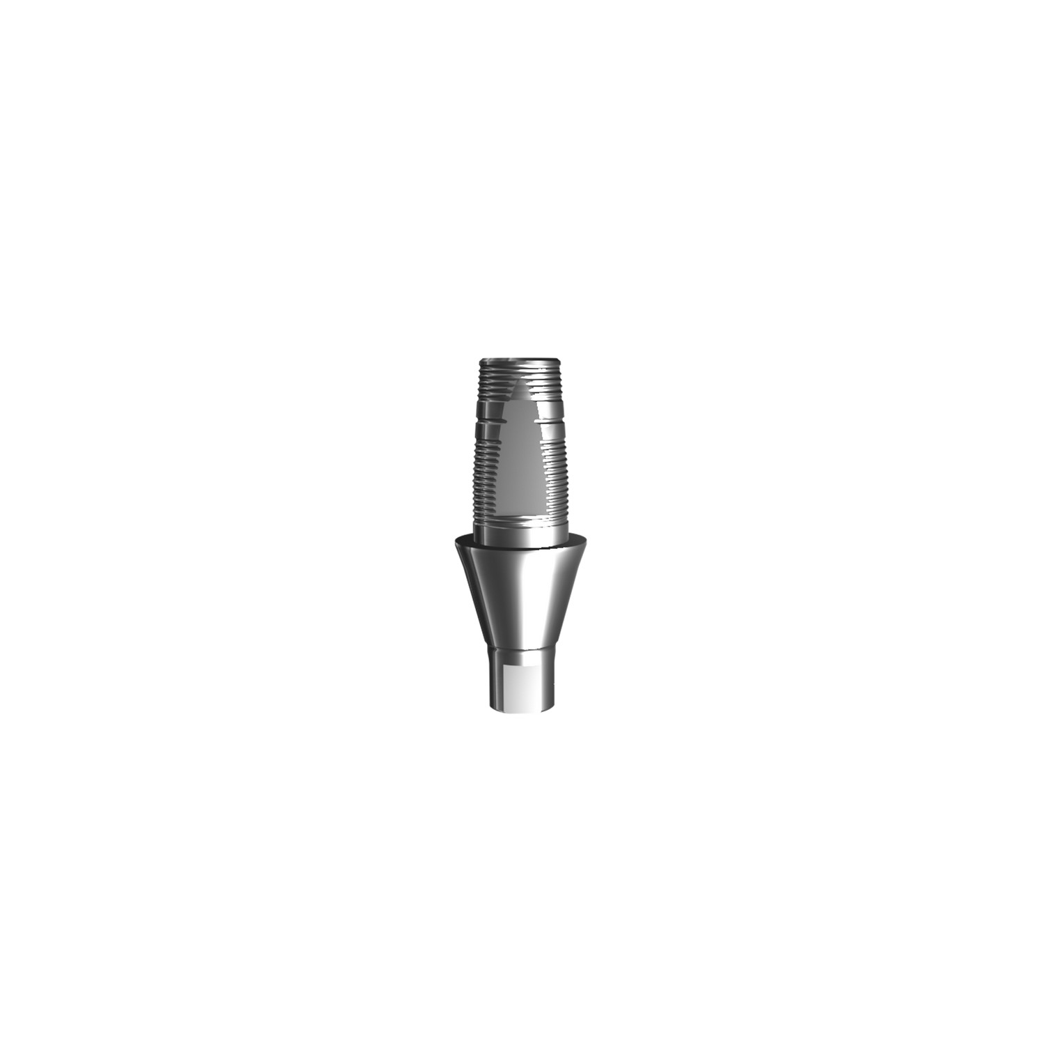 Titanium base, GeoMedi compatible NC (H 3,0 mm) for single.