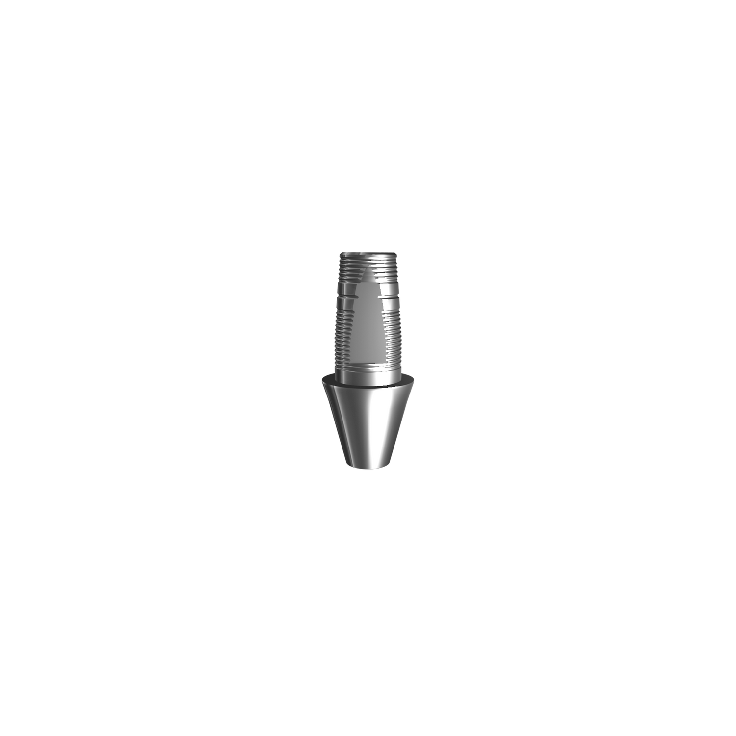 Titanium base, GeoMedi compatible NC (H 3,0 mm) for bridge.
