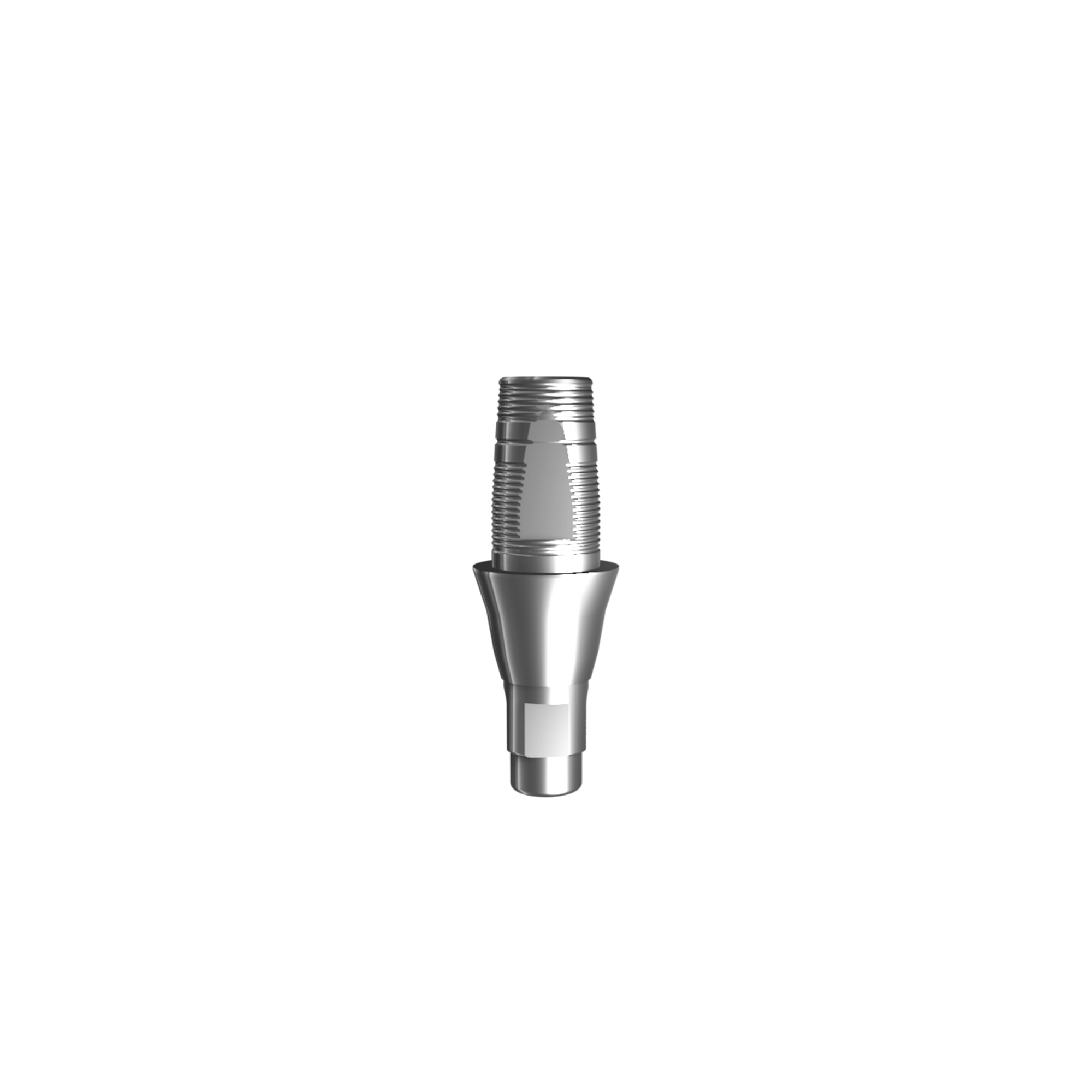Titanium base, GeoMedi compatible RC (H 3,0 mm) for single.
