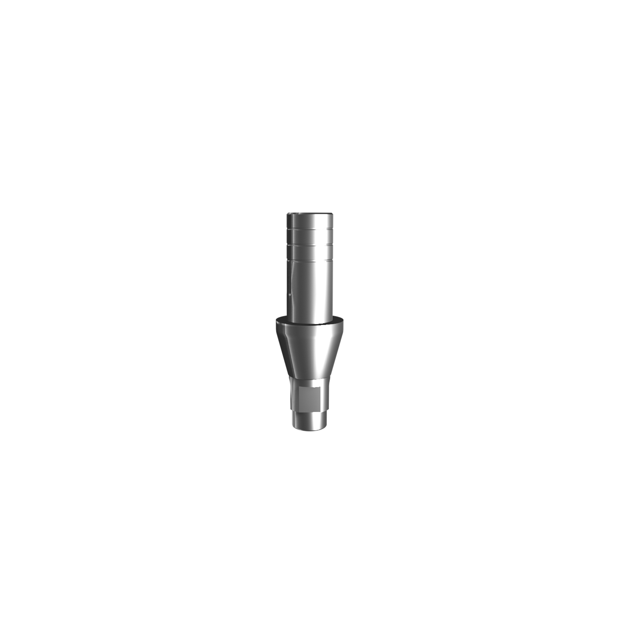 Titanium straight abutment RC for single (H 3.0 mm), for CAD/CAM.