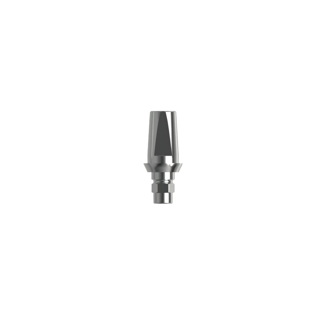 Titanium straight abutment ⌀ 3,4 (H 1.0 mm).