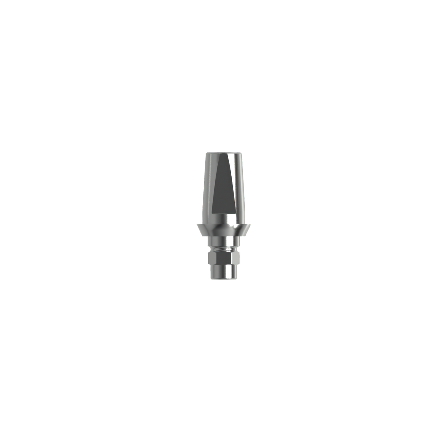 Titanium straight abutment ⌀ 3,4 (H 1.0 mm).