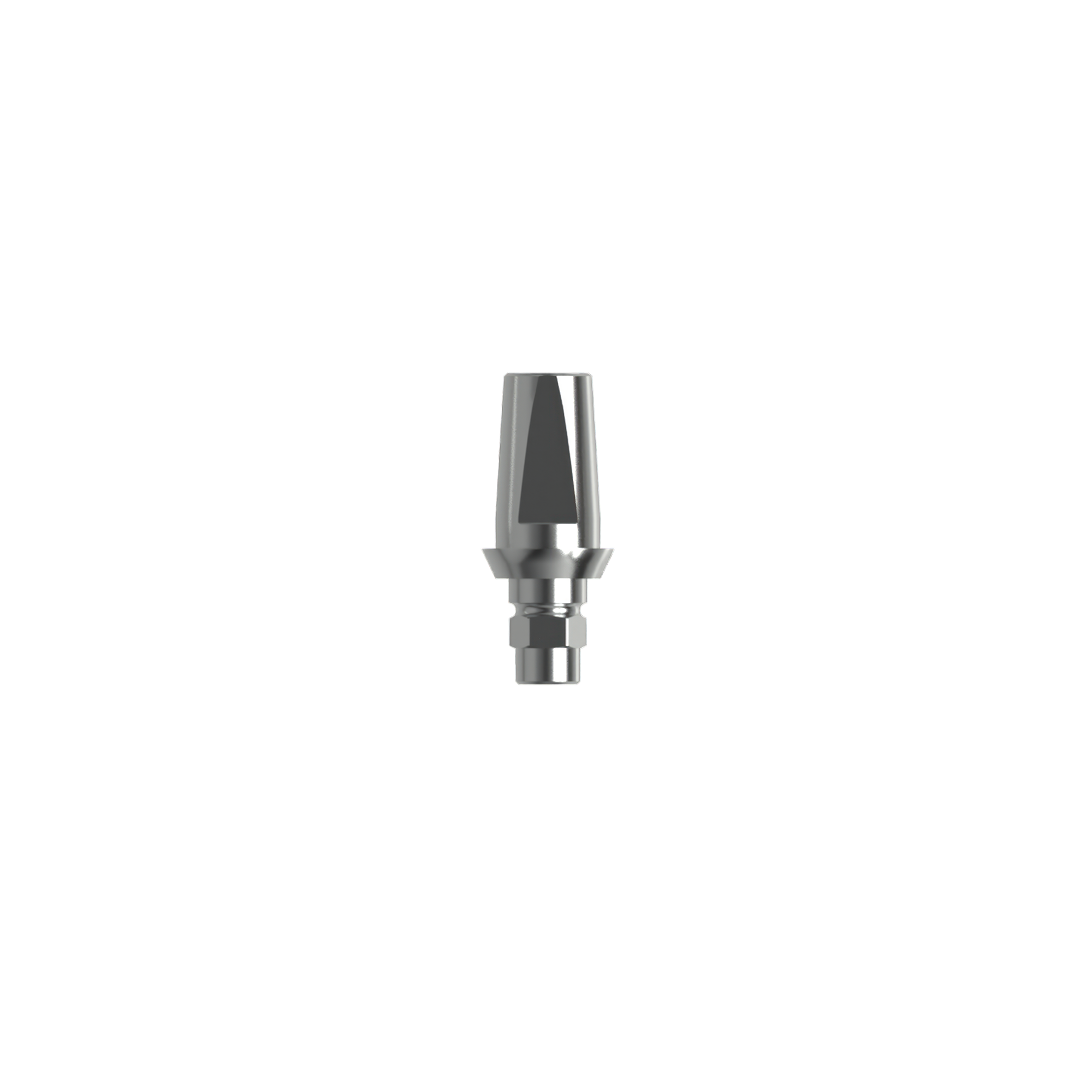 Titanium straight abutment ⌀ 3,4 (H 1.0 mm).