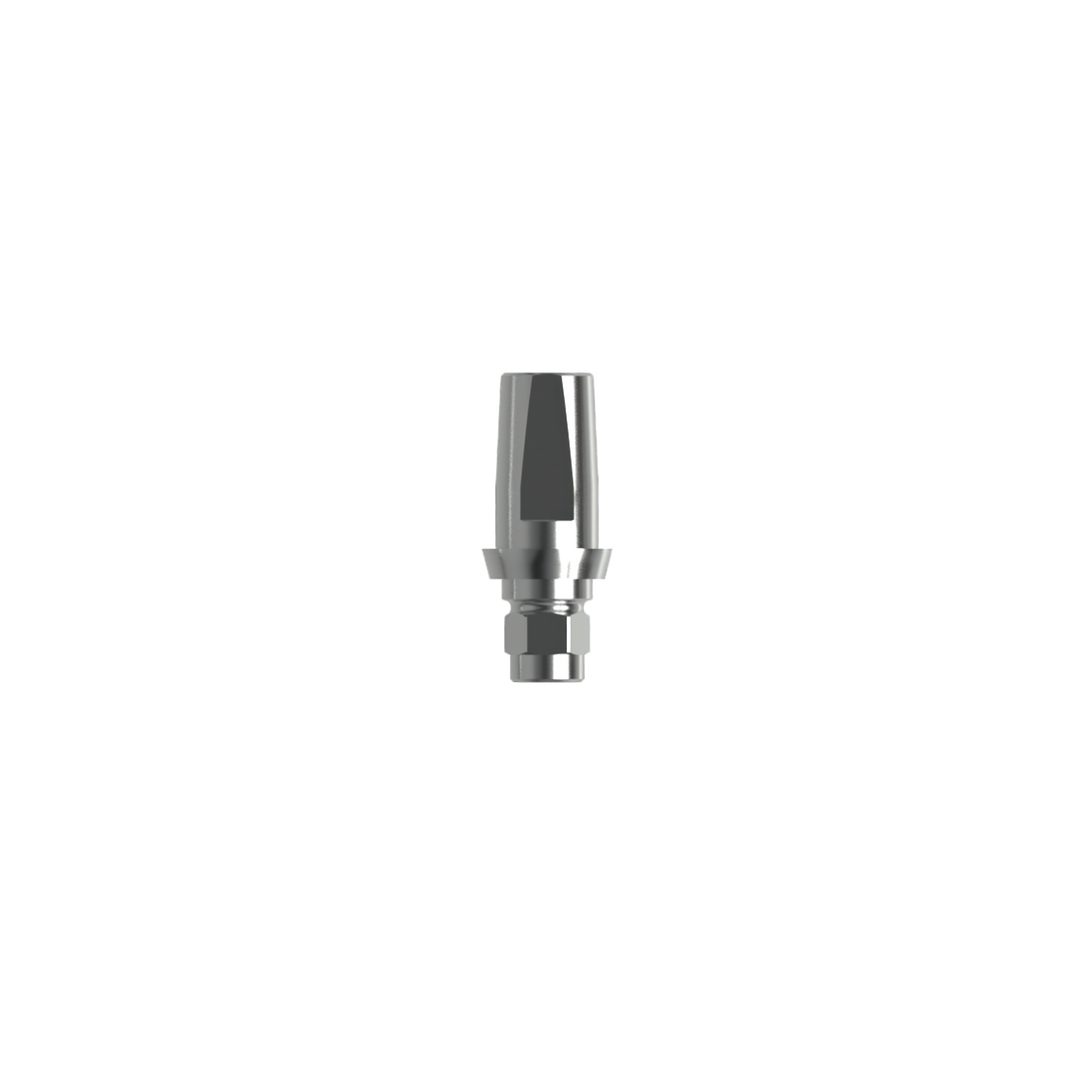 Titanium straight abutment ⌀ 3,8 (H 1.0 mm).