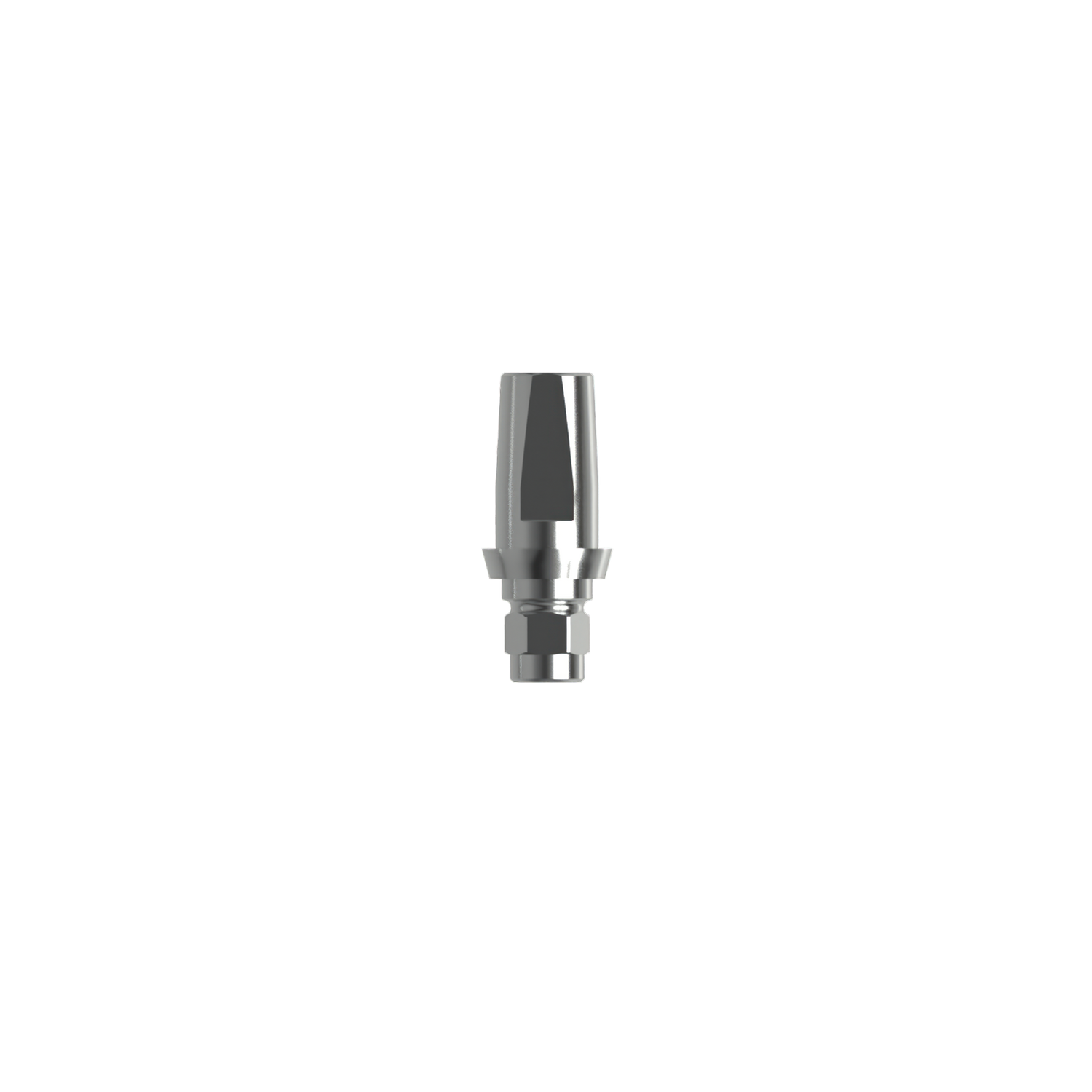 Titanium straight abutment ⌀ 3,8 (H 1.0 mm).