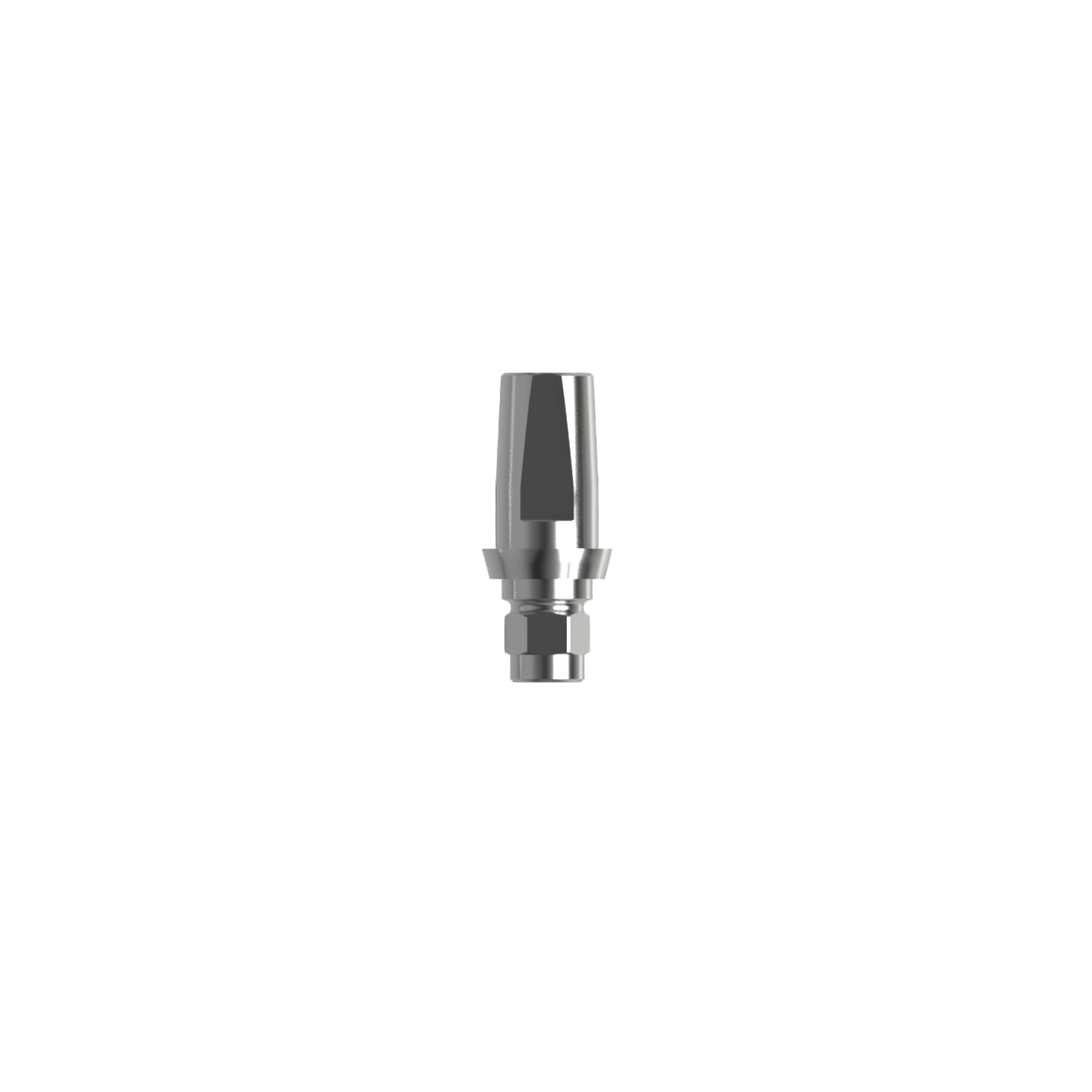 Titanium straight abutment ⌀ 3,8 (H 1.0 mm).