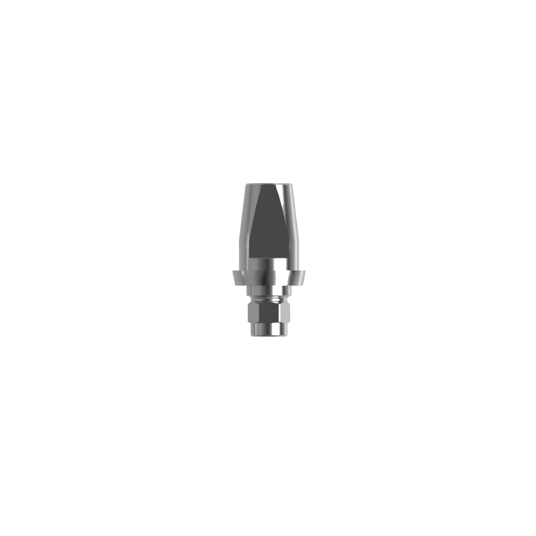 Titanium straight abutment ⌀ 4,5 (H 1.0 mm).