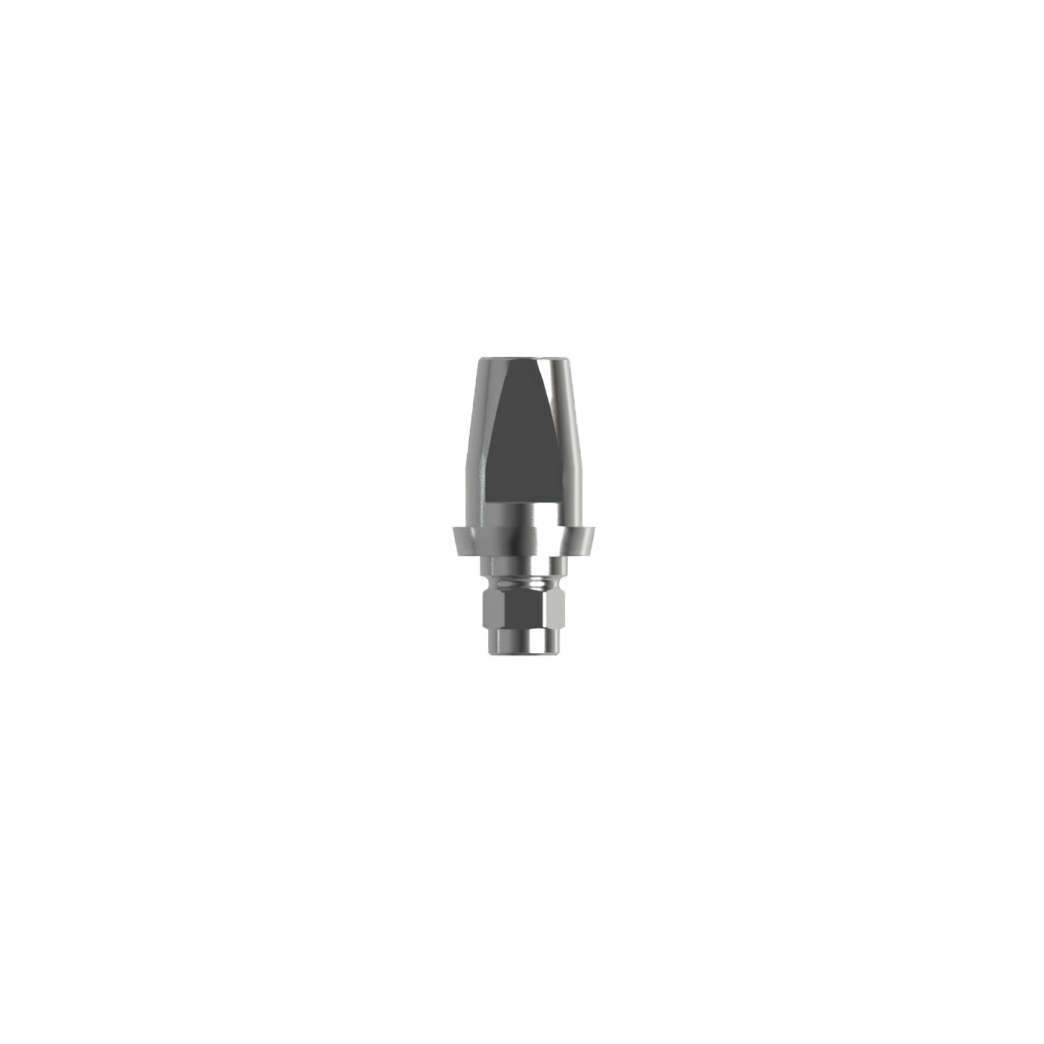 Titanium straight abutment ⌀ 4,5 (H 1.0 mm).