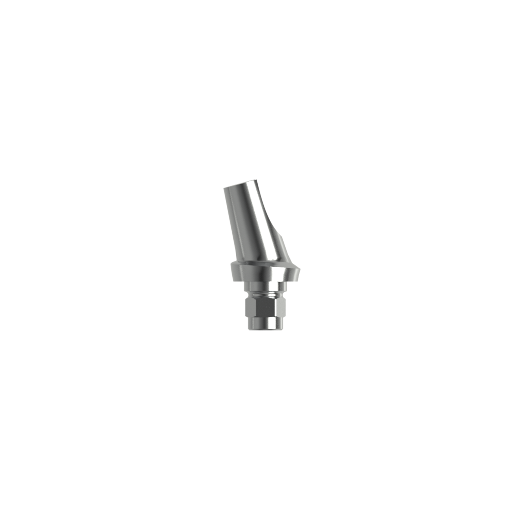Titanium angled abutment 15°, ⌀ 4,5 (H 1.0 mm).