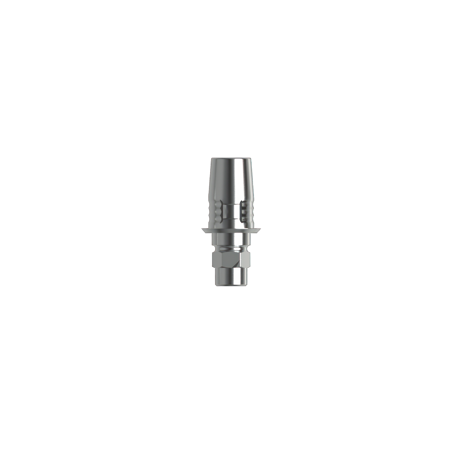 Titanium base, Cerec compatible ⌀ 3,4 (H 0.3 mm) for single.