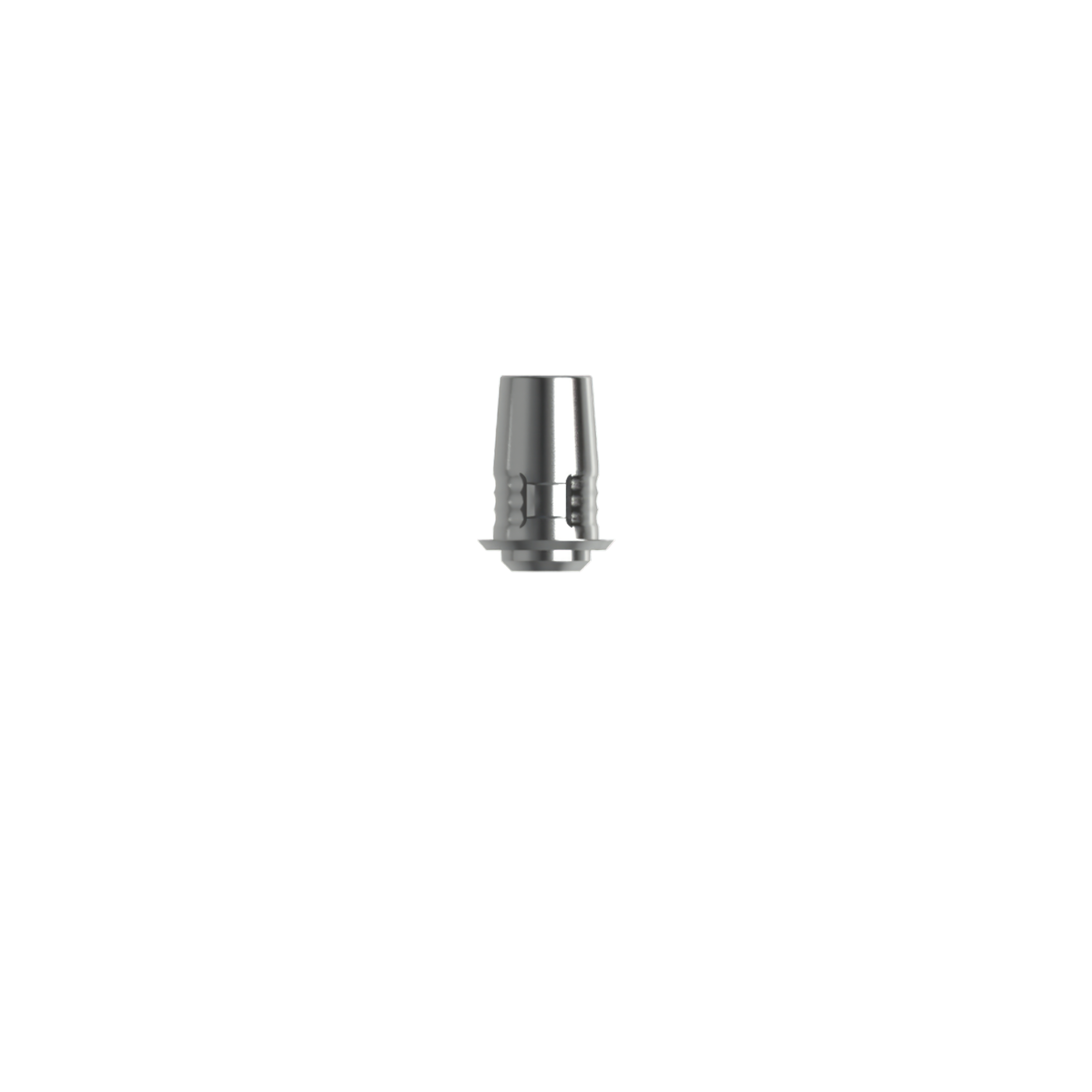 Titanium base, Cerec compatible ⌀ 3,4 (H 0.3 mm) for bridge.