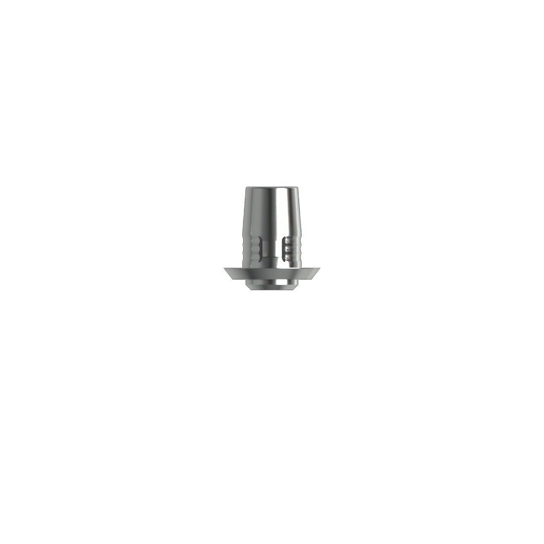 Titanium base, Cerec compatible ⌀ 4,5 (H 0.65 mm) for bridge.