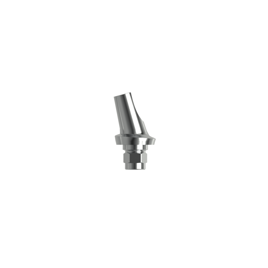 Titanium angled abutment 15°, ⌀ 5,5 (H 1.0 mm).