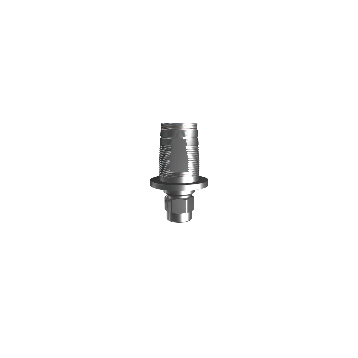 Titanium base, GeoMedi compatible ⌀ 5,5 (H 1,3 mm) for single.