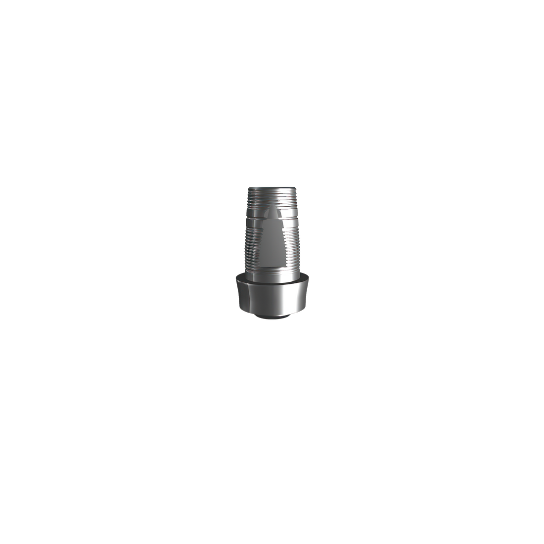 Titanium base, GeoMedi compatible ⌀ 4,5 (H 2,0 mm) for bridge.