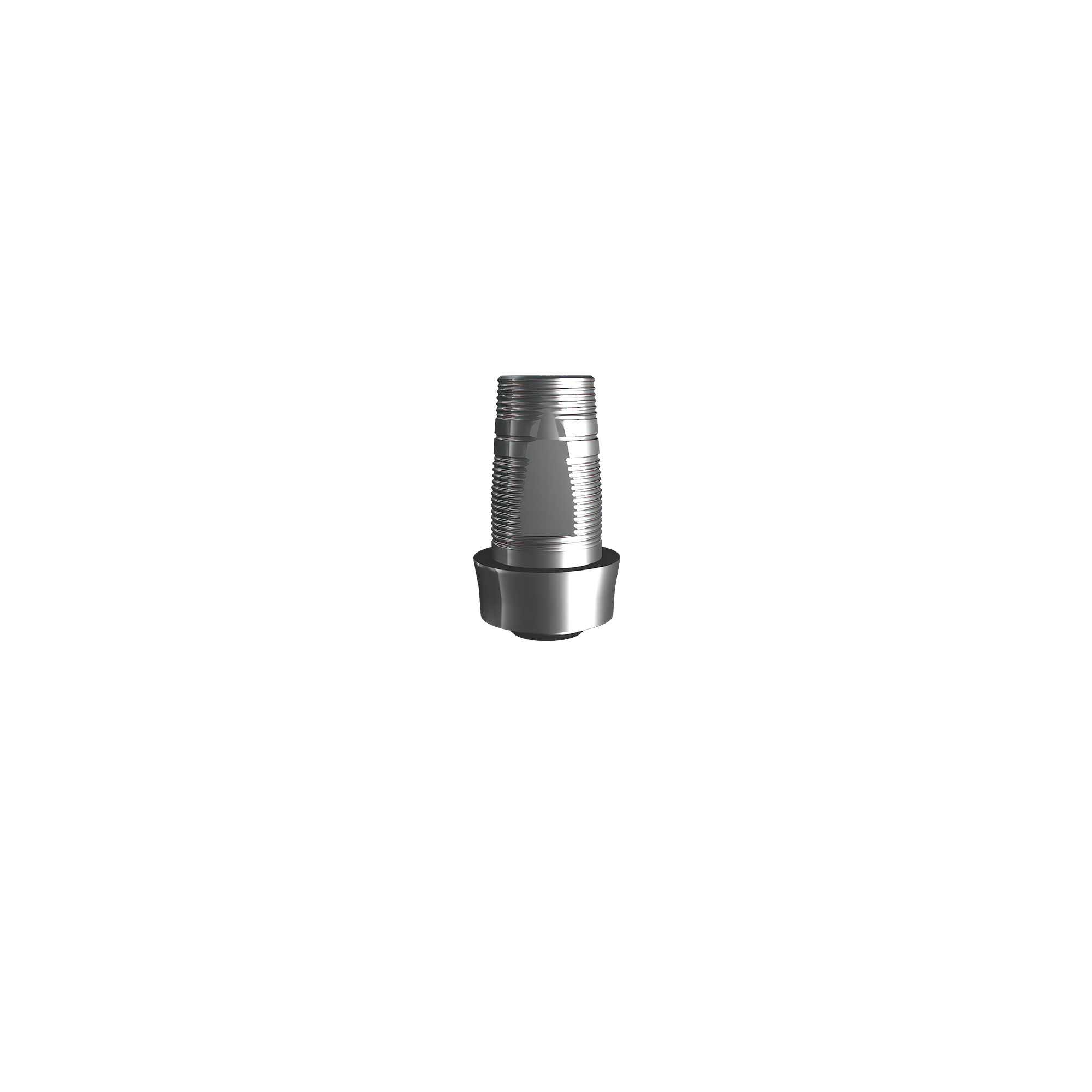 Titanium base, GeoMedi compatible ⌀ 4,5 (H 2,0 mm) for bridge.