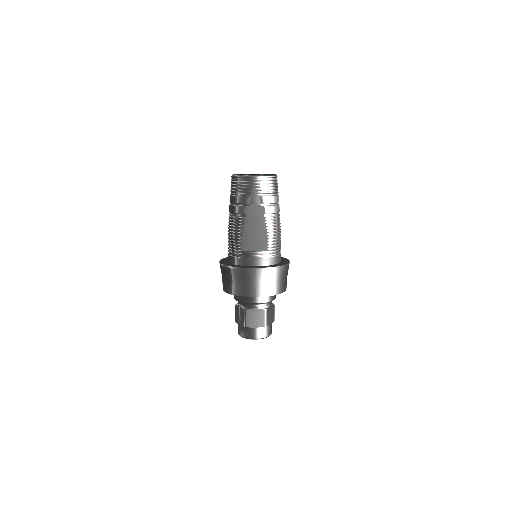 Titanium base, GeoMedi compatible ⌀ 4,5 (H 2,0 mm) for single.