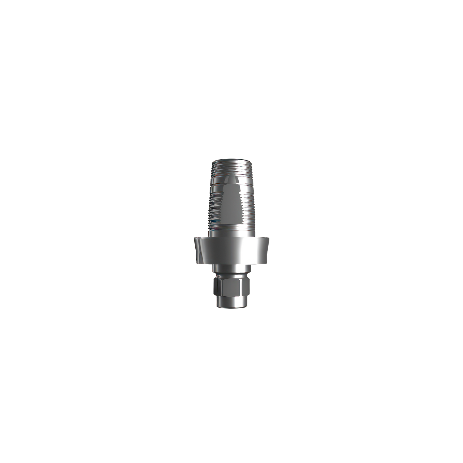 Titanium base, GeoMedi compatible ⌀ 5,5 (H 2,0 mm) for single.