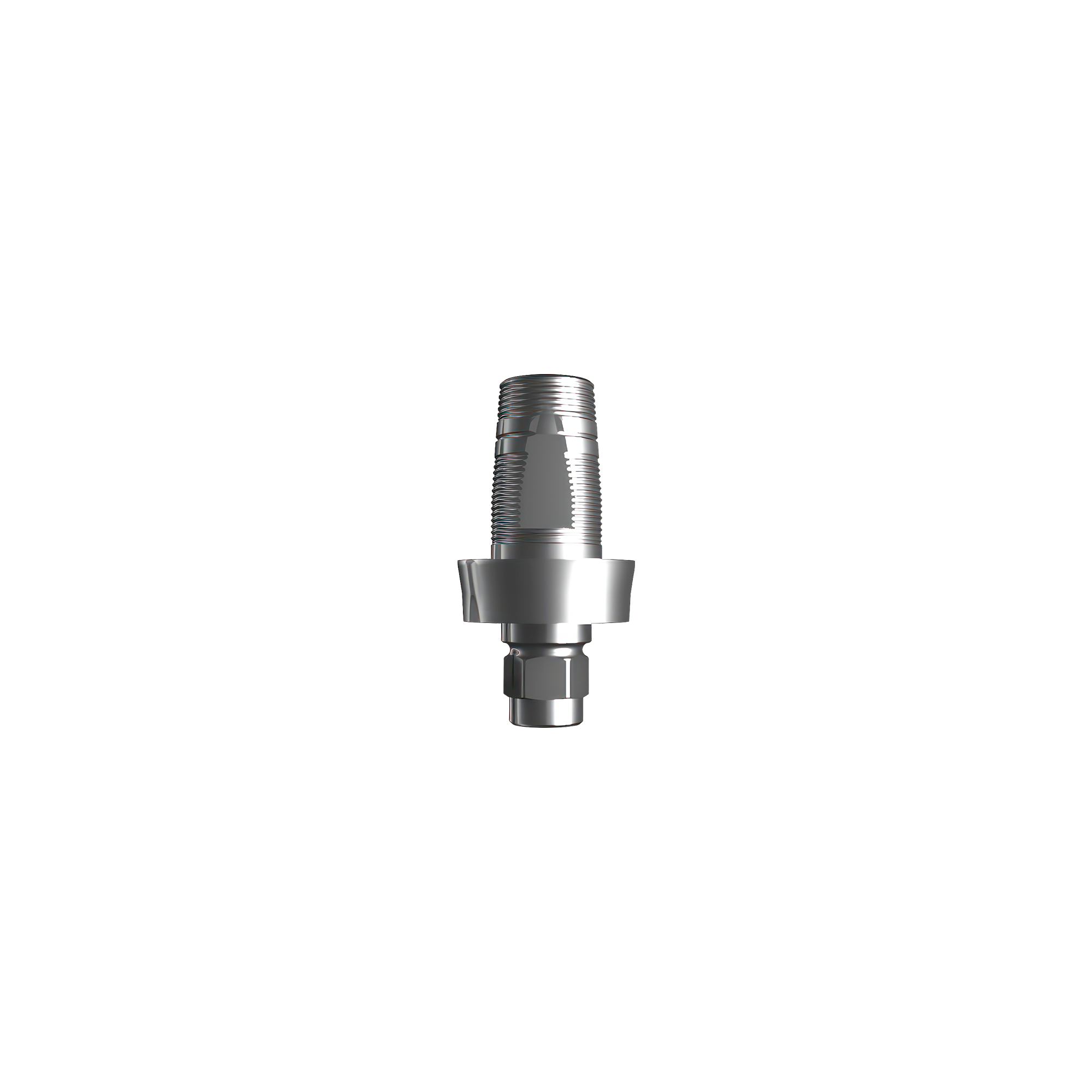 Titanium base, GeoMedi compatible ⌀ 5,5 (H 2,0 mm) for single.