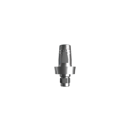 Titanium base, GeoMedi compatible ⌀ 5,5 (H 2,0 mm) for single.