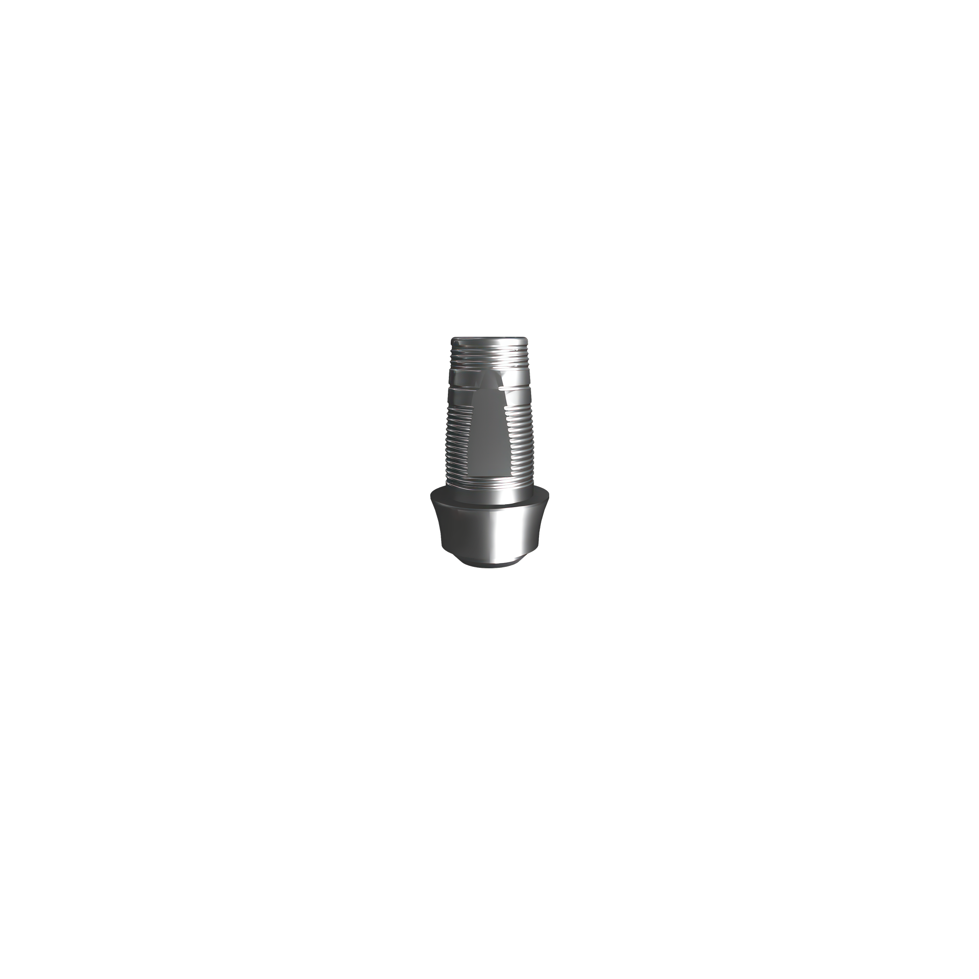Titanium base, GeoMedi compatible ⌀ 3,8 (H 2,0 mm) for bridge.