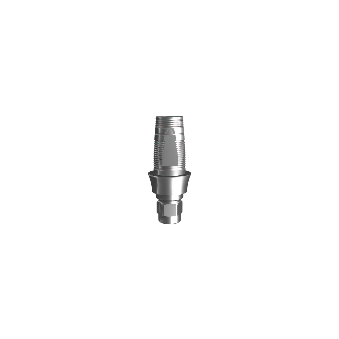 Titanium base, GeoMedi compatible ⌀ 3,8 (H 2,0 mm) for single.
