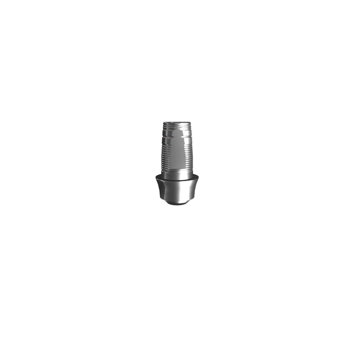 Titanium base, GeoMedi compatible⌀ 3,4 (H 2,0 mm) for bridge.