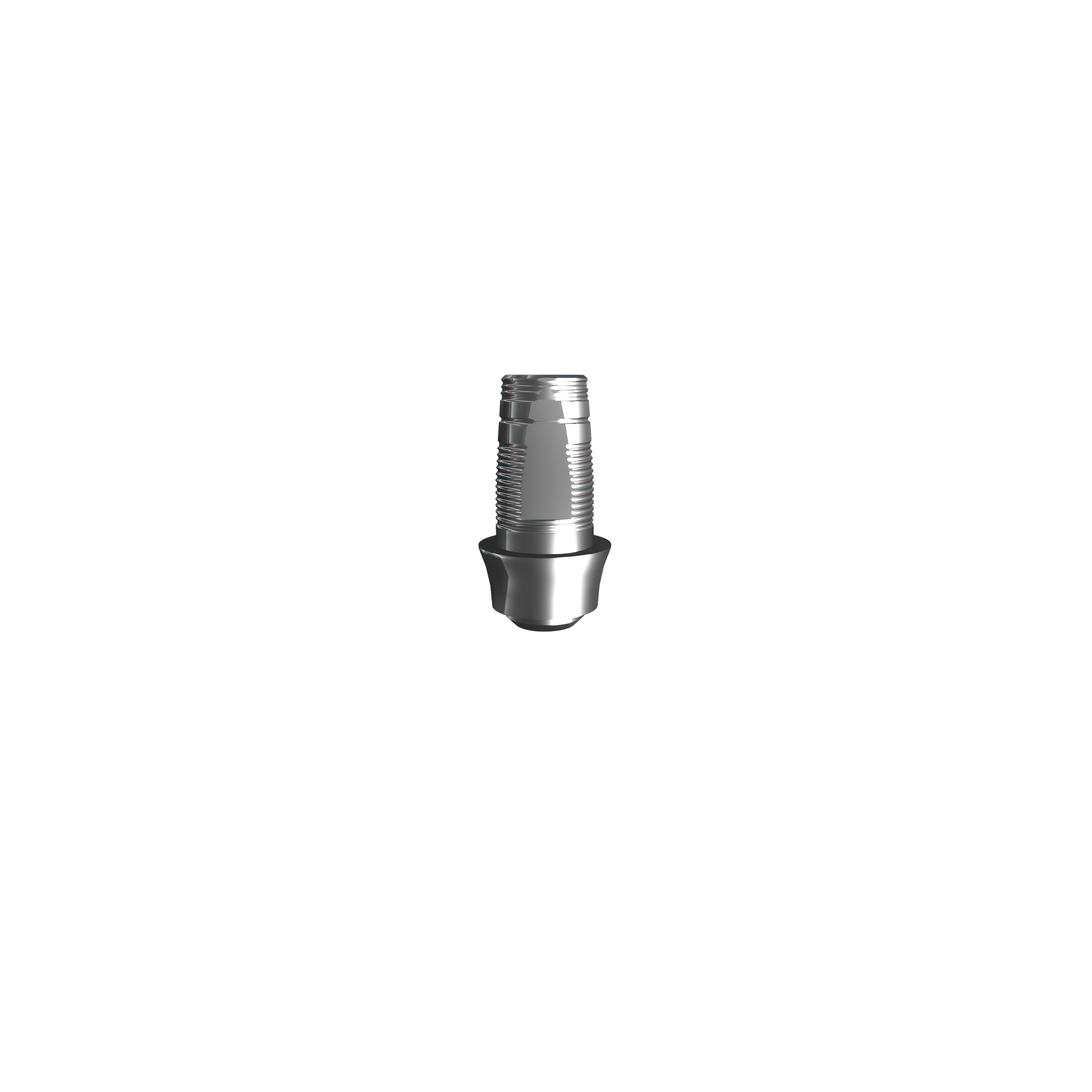 Titanium base, GeoMedi compatible⌀ 3,4 (H 2,0 mm) for bridge.